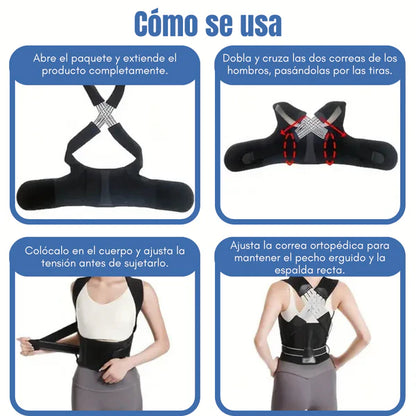 ErgoFit Corrector™ – Diseño discreto para una postura impecable.