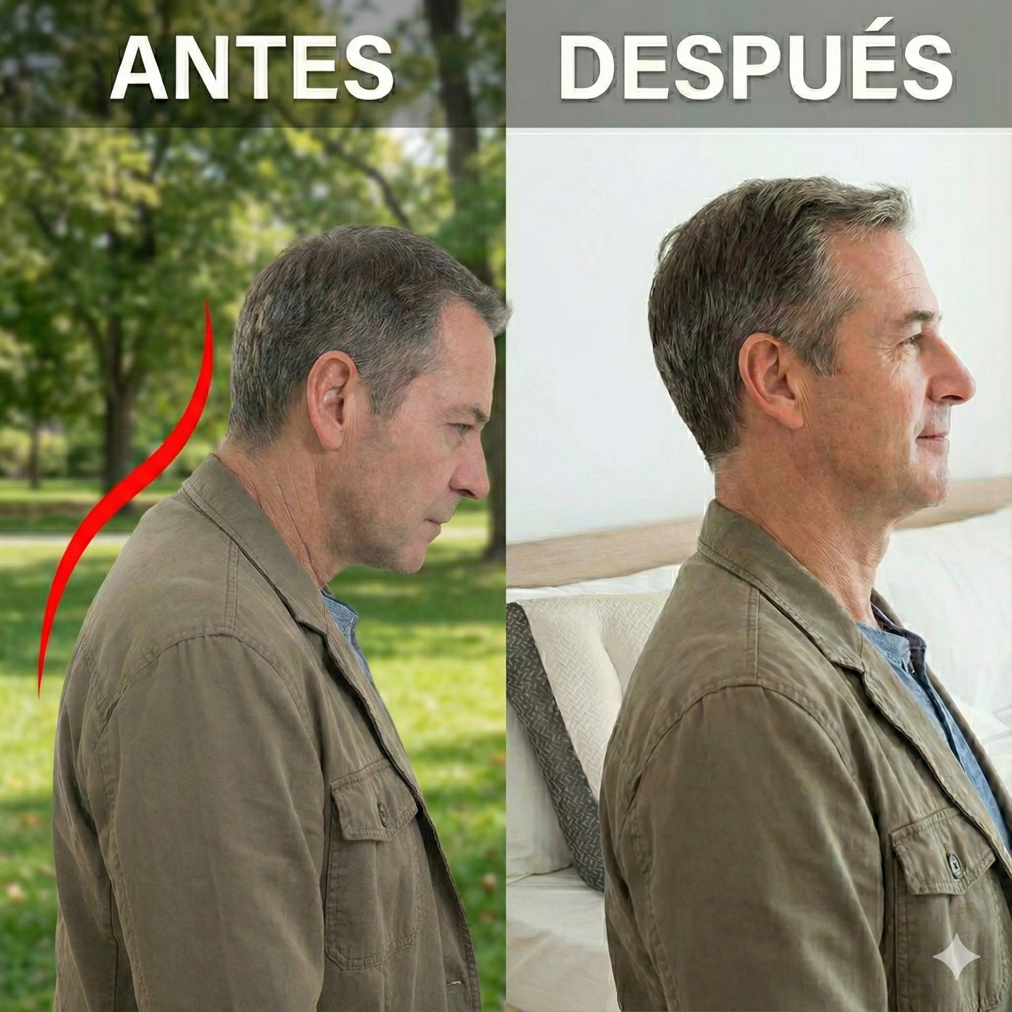 LumenDeep™ - La única almohada viscoelástica del mercado con soporte para la curvatura del cuello.