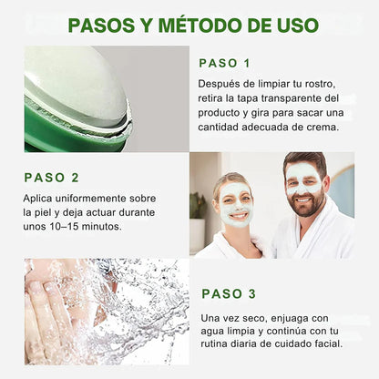 Mascarilla en Stick Purificante Té Verde – Limpia Poros, Calma y Da Brillo Natural
