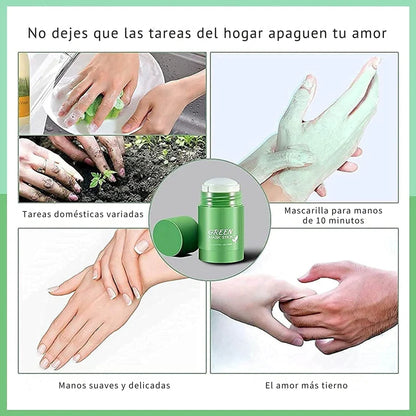 Mascarilla en Stick Purificante Té Verde – Limpia Poros, Calma y Da Brillo Natural